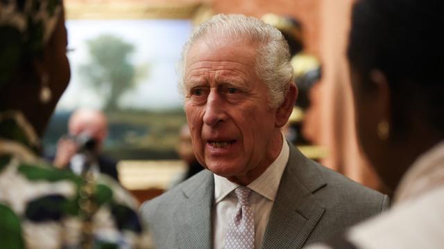 Charles III accueille à partir de mardi le président sud-africain Cyril Ramaphosa et son épouse au palais de Buckingham à Londres [Keystone - ISABEL INFANTES]