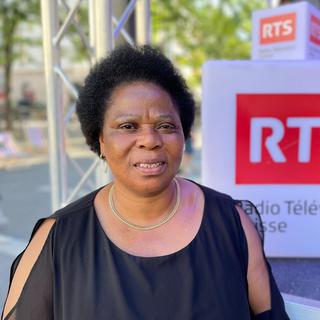 Régine Giacomotti-Mafunu lors de l'émission Les bonnes ondes le 6 juillet 2022. [RTS]