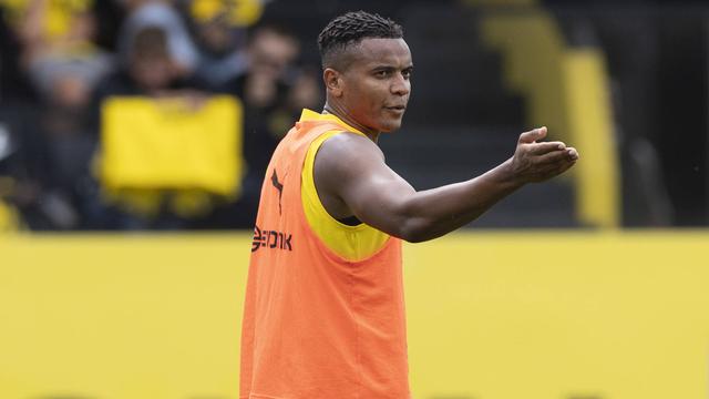 Manuel Akanji à l'entraînement avec le Borussia Dortmund. [Marco Steinbrenner - Imago]