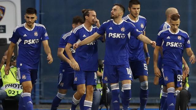 Josip Drmic a ouvert la marque à la 12e minute pour le Dinamo Zagreb. [Antonio Bat]