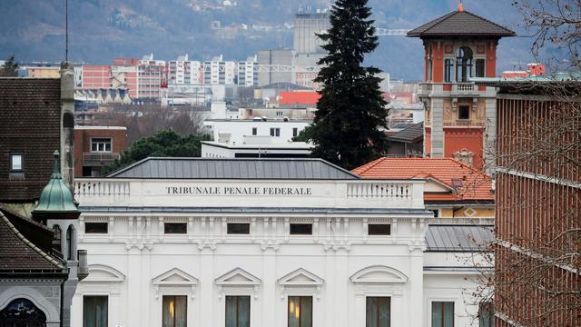 Le Tribunal pénal fédéral de Bellizone. [keystone]