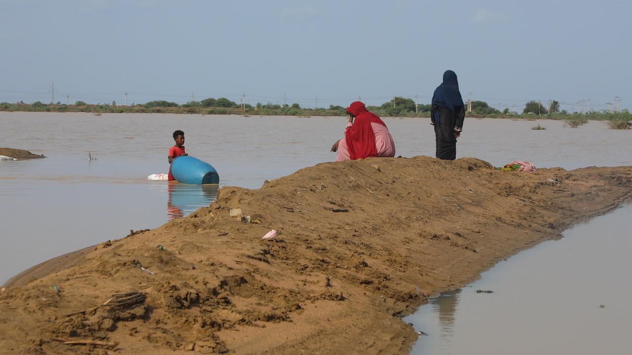 Plus de 900'000 personnes touchées par des inondations au Soudan du Sud. [KEYSTONE - MOHND AWAD]