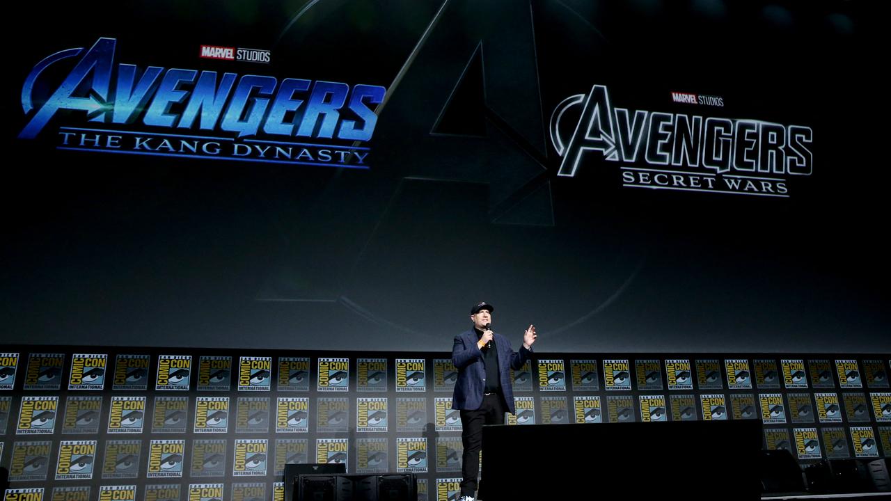 Le président de Marvel Kevin Feige a annoncé les nouveautés de sa lucrative franchise pour les années à venir. [AFP - Jesse Grant]