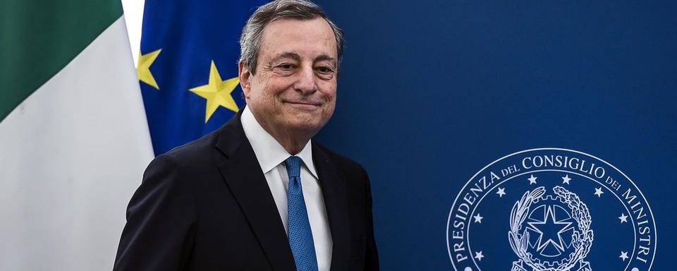 Le président du Conseil italien Mario Draghi a annoncé sa démission. [EPA/Keystone - Angelo Carconi]