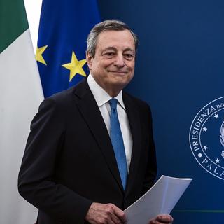 Le président du Conseil italien Mario Draghi a annoncé sa démission. [EPA/Keystone - Angelo Carconi]