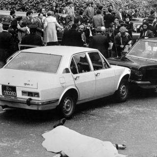 En mars 1978, les Brigades rouges enlèvent à Rome Aldo Moro, le président de la Démocratie chrétienne durant les "années de plomb". [AFP]