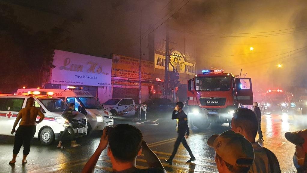 Un incendie dans un karaoké a fait au moins 23 morts au Vietnam. [AFP - Vietnam News Agency]