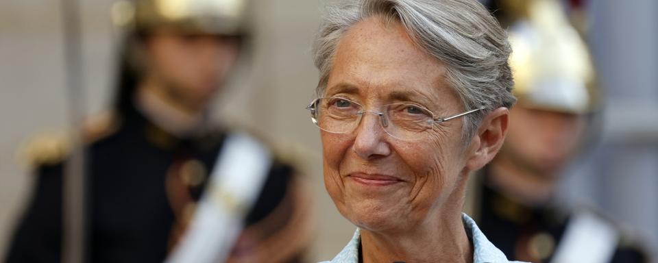 Elisabeth Borne le 16 mai 2022. [EPA/Keystone - Ludovic Marin]