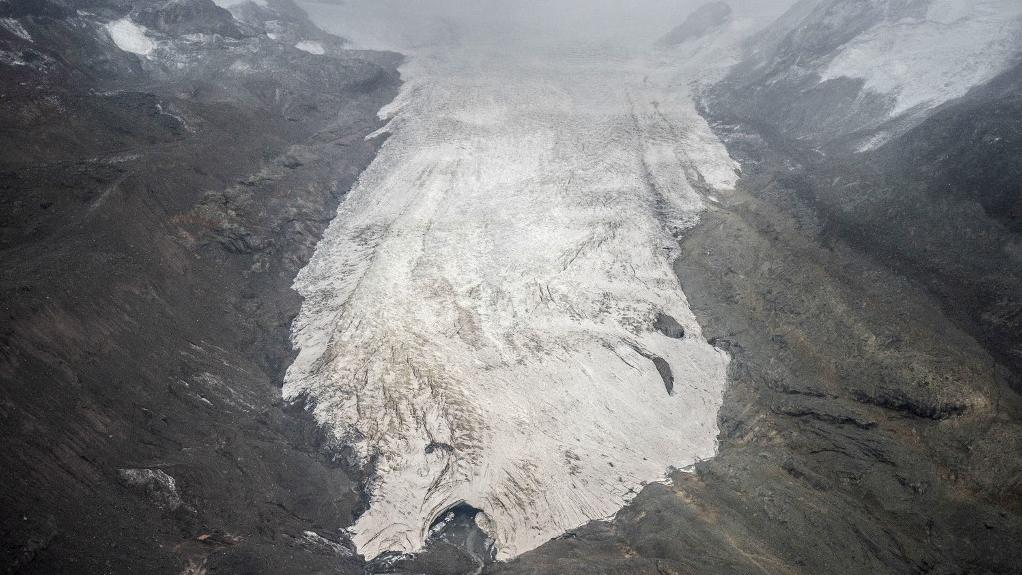 Une vue aérienne du Parc national des Glaciers, Cajon de Maipo, dans la région métropolitaine de Santiago. Chili, le 5 mars 2022. [AFP - Marcelo Segura/Chilean Presidency]