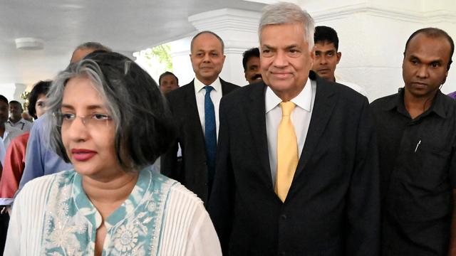 Ranil Wickremesinghe élu président du Sri Lanka par le Parlement (archive). [AFP - Ishara Kodikara]