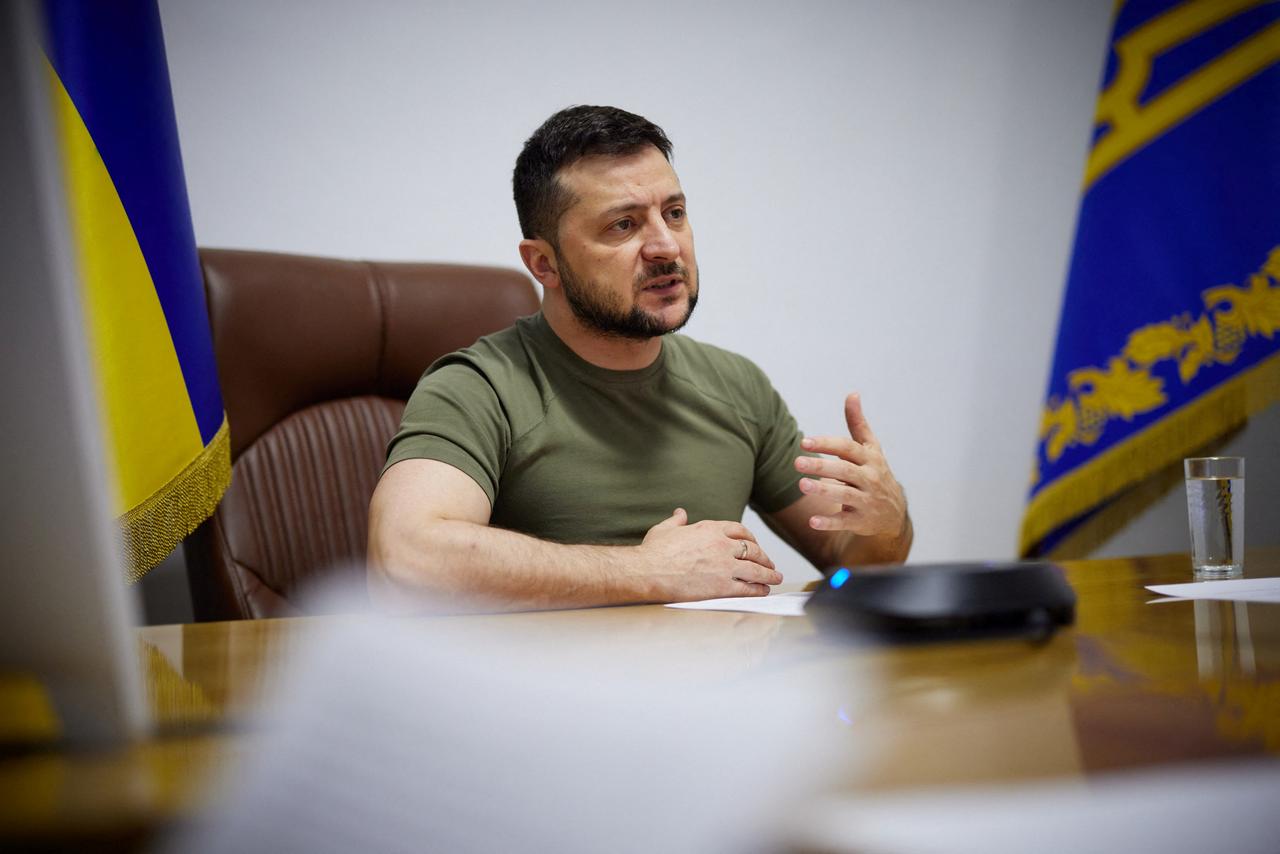 Le président ukrainien Volodymyr Zelensky. [Reuters - Ukrainian Presidential Press Service]