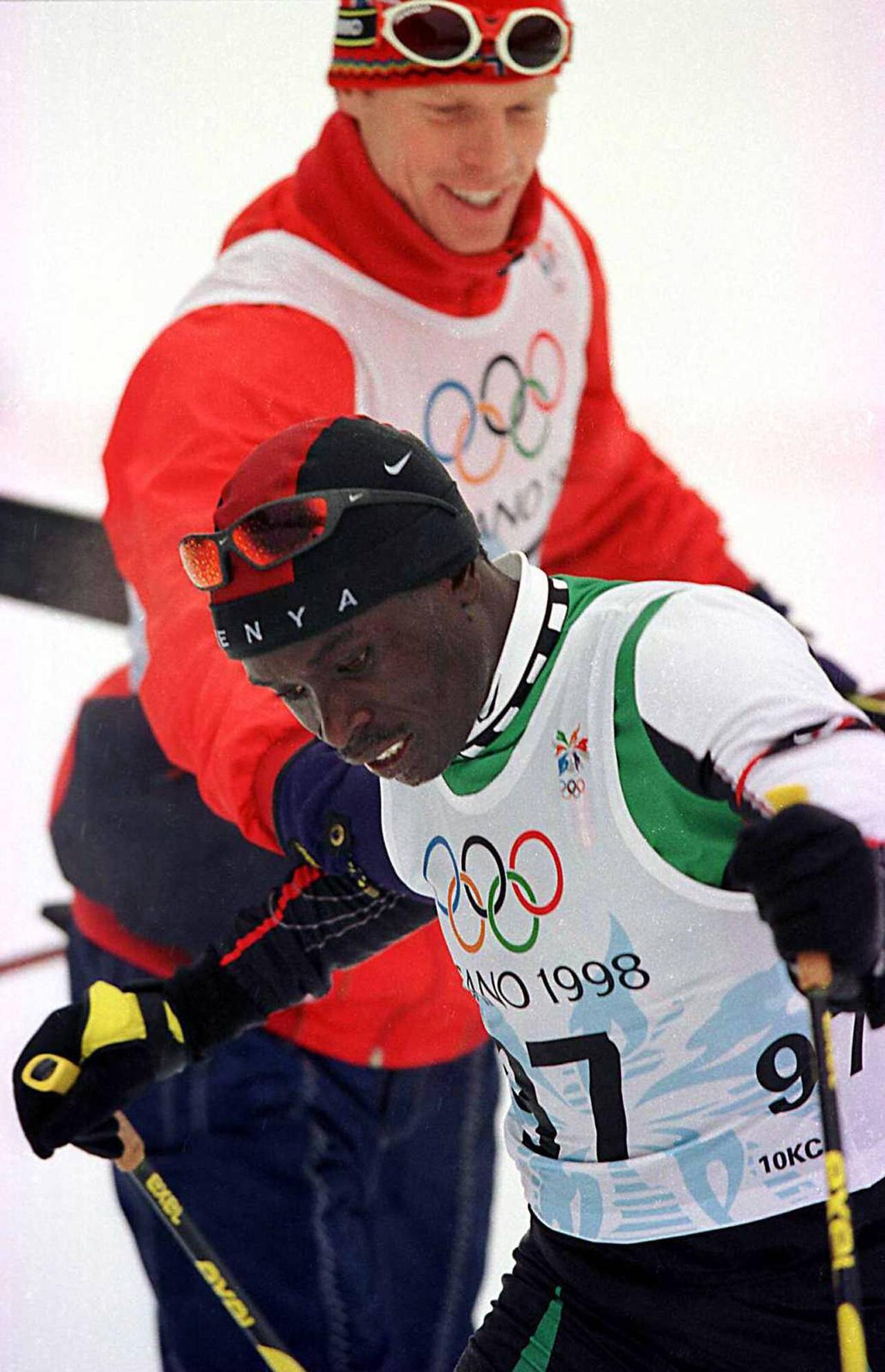 L'esprit olympique symbolisé ici par Bjorn Daehlie et Philip Boit. [Imago]