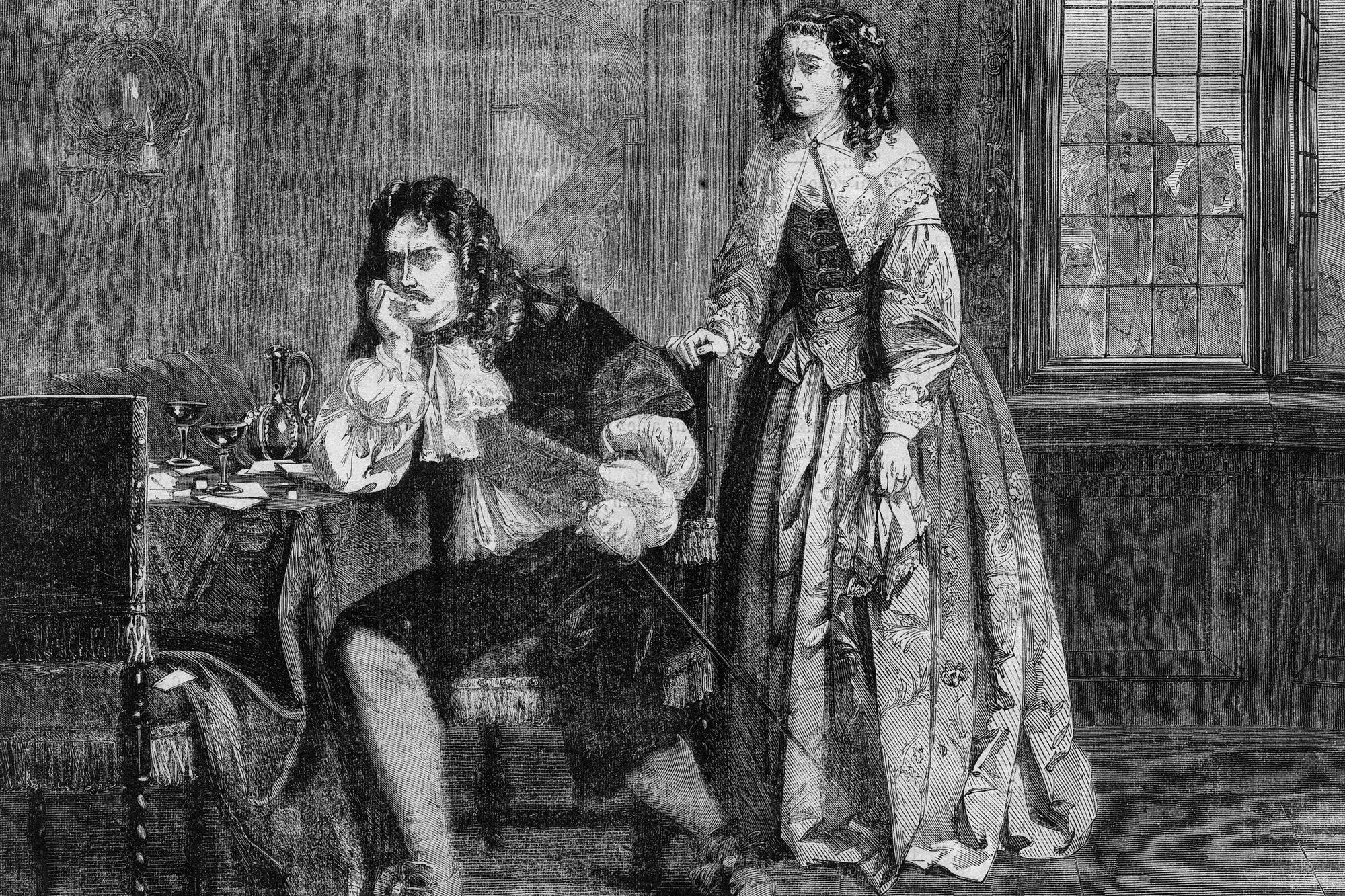 Molière et Armande Béjart. [Leemage via AFP]