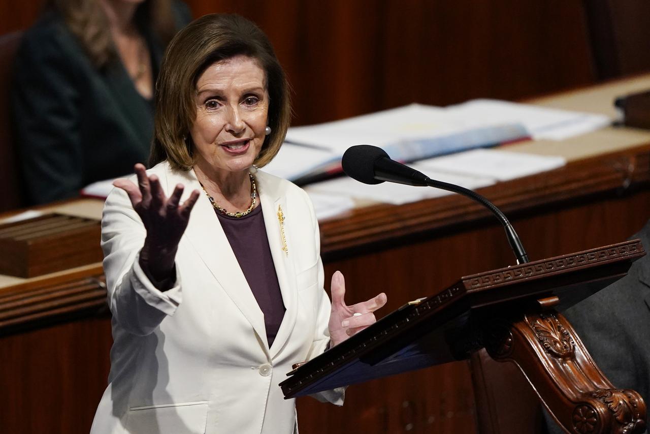 Nancy Pelosi quitte la direction démocrate au Congrès américain. [AP/Keystone - Carolyn Kaster]