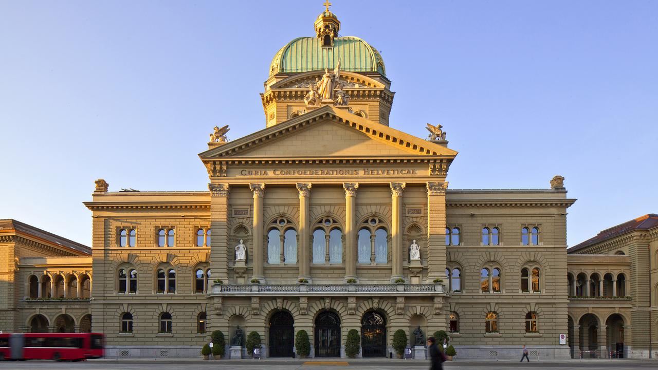 Le Palais fédéral à Berne, le 6 mai 2011. [Keystone - Gaetan Bally]