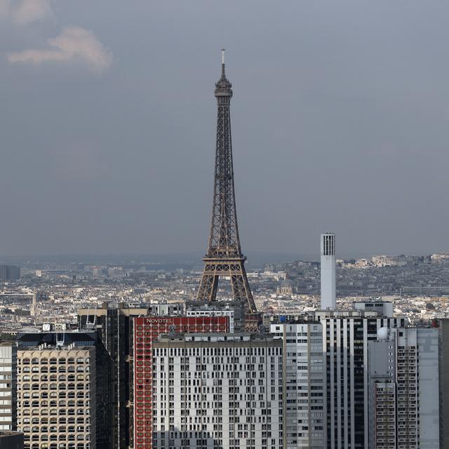 Une vue sur la ville de Paris. [Keystone - Christophe Ena]