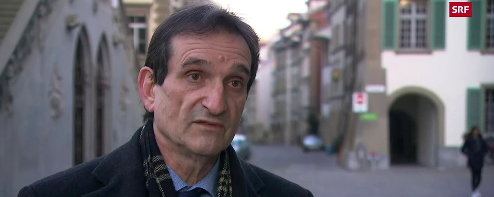 Gundekar Giebel, porte-parole de la direction bernoise de la Santé. [SRF]