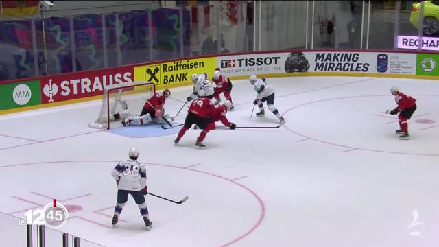 Mondiaux de hockey : dominée par les USA, la Suisse s'incline en quarts de finale