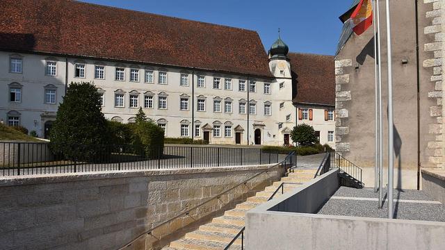 Le siège de la justice jurassienne au Château de Porrentruy. [RTS - Gaël Klein]