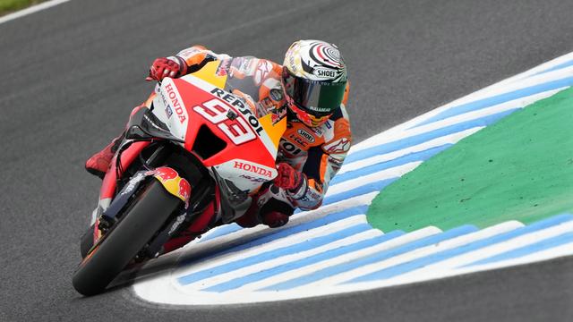 Marc Marquez a signé au Japon sa première pole depuis 2019. [Kimimasa Mayama]