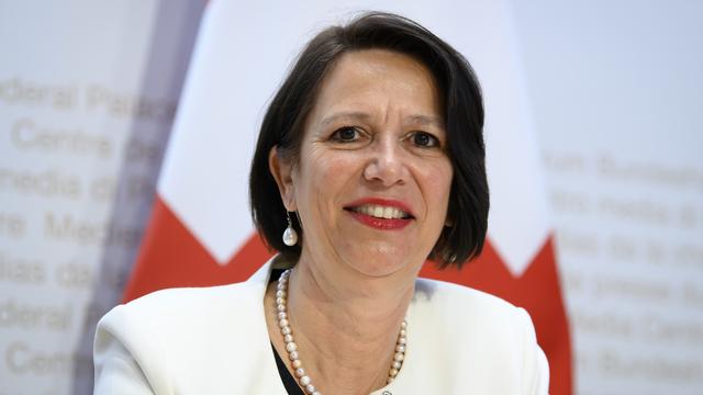 Christine Schraner Burgener, secrétaire d'Etat aux migrations. [Keystone - Anthony Anex]