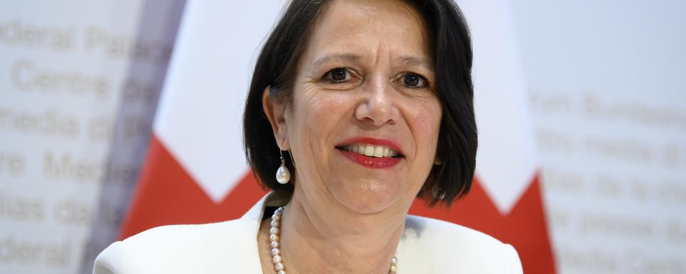 Christine Schraner Burgener, secrétaire d'Etat aux migrations. [Keystone - Anthony Anex]