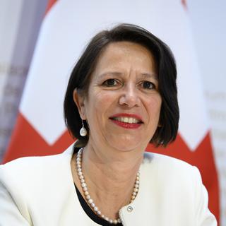 Christine Schraner Burgener, secrétaire d'Etat aux migrations. [Keystone - Anthony Anex]
