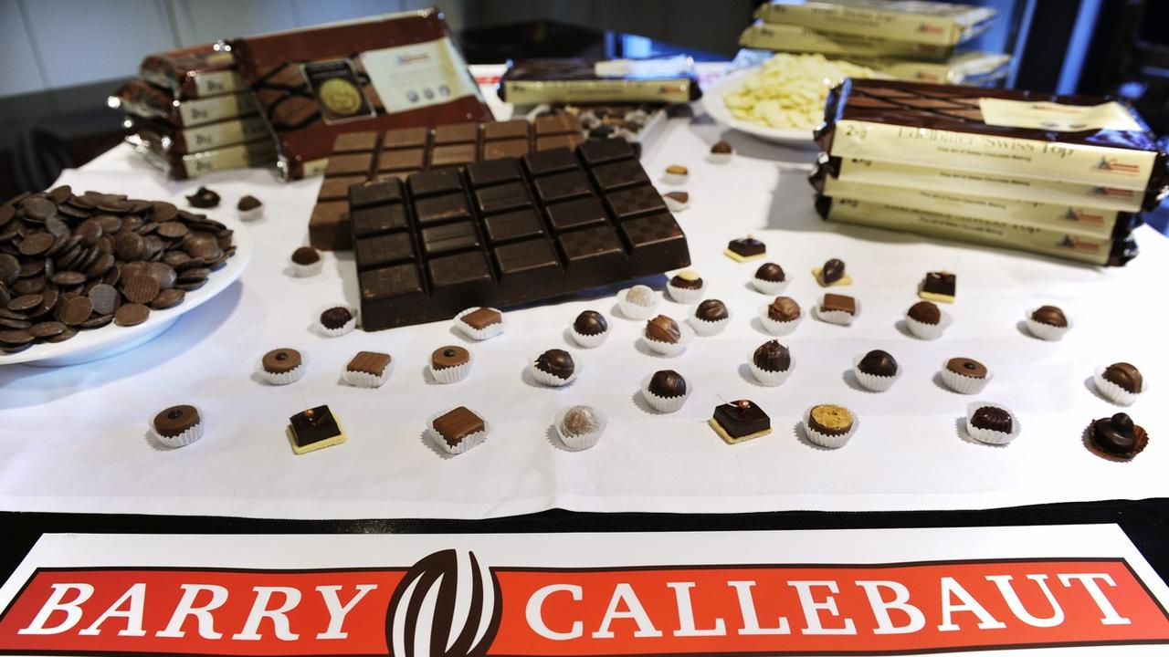 Des produits chocolatés du fabricant Barry Callebaut (image d'illustration). [Keystone - Steffen Schmidt]
