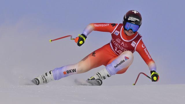 Corinne Suter a manqué d'un rien une 5e victoire en Coupe du monde. [Imago - Eric Bolte]