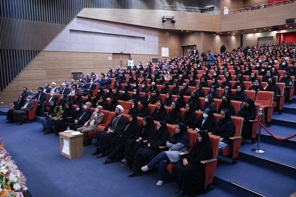 Le président Ebrahim Raïssi a participé à une cérémonie dans une université de Téhéran. [AFP - Présidence iranienne]