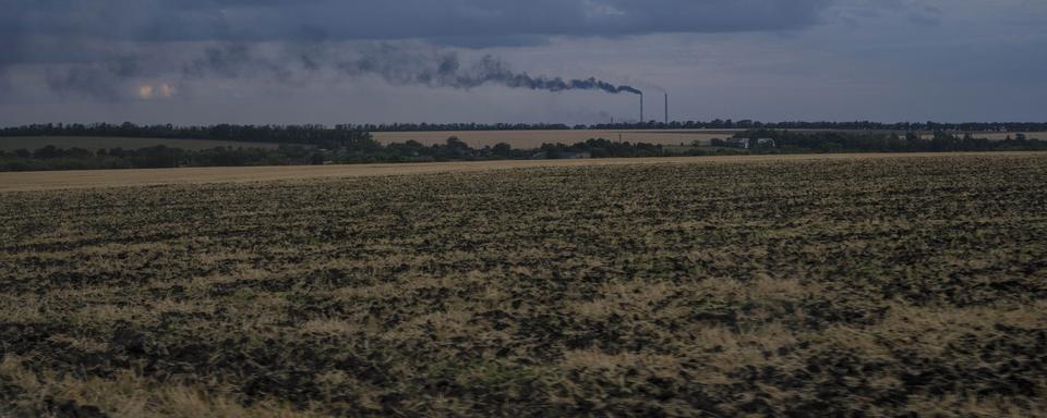 Un champ dans la région du Donetsk, le 22 juillet 2022. [AP Photo/Keystone - Nariman El-Mofty]