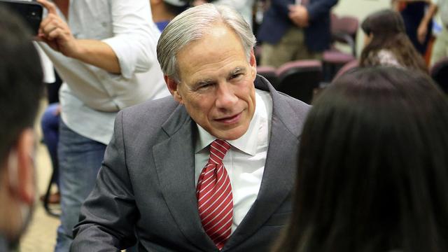 Greg Abbott, membre du Parti républicain et gouverneur du Texas depuis 2015. [The Monitor via AP/ Keystone - Joel Martinez]