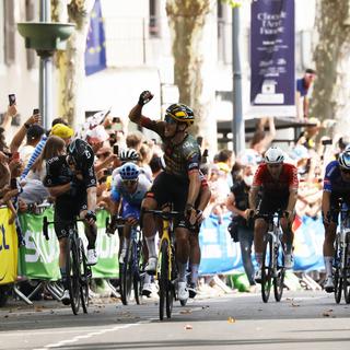 Le français Christophe Laporte lors de la 19eme étape du Tour de France. [EPA/Keystone - Yoan Valat]