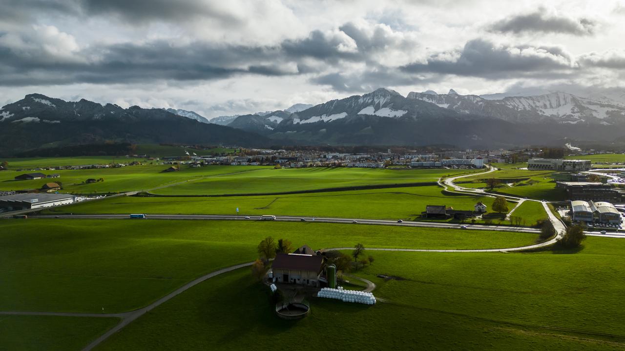 Bulle et la Gruyère: les locomotives économiques du canton de Fribourg [KEYSTONE - Jean-Christophe Bott]