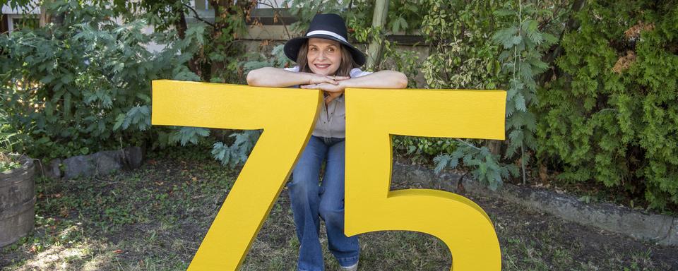 L'actrice française Juliette Binoche au Festival de Locarno. [Keystone - Urs Flueeler]