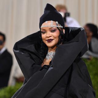 La chanteuse Rihanna le 13 septembre 2021 au gala du Metropolitan Museum à New York. [AFP - ANGELA WEISS]