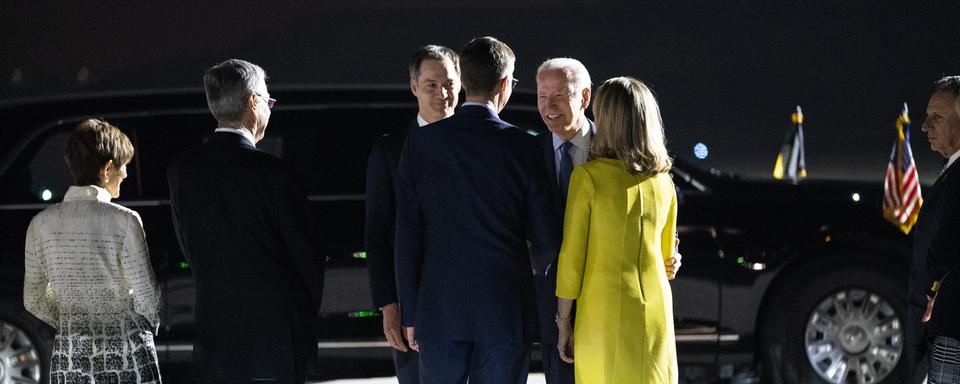 Le président américain Joe Biden est arrivé mercredi à Bruxelles. [Keystone - Evan Vucci]