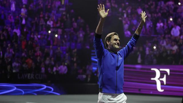 Le dernier match de Federer à la Laver cup. [AP Photo/Keystone - Kin Cheung]