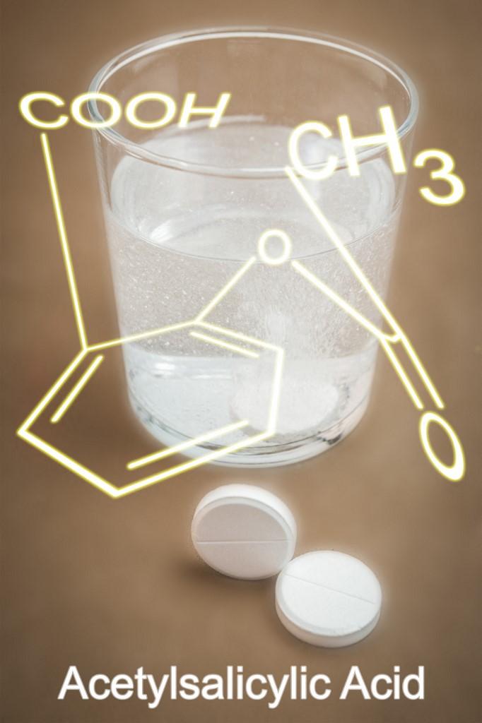 La molécule d'acide acétylsalicylique est chimiquement simple: C9 H8 O4, soit neuf atomes de carbone, huit d'hydrogène et quatre d'oxygène. [Science Photo Library via AFP - Digicomphoto/FCA]