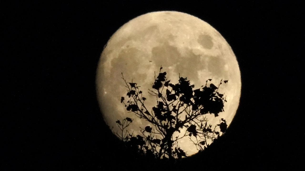 Une vue de la Lune depuis la Caroline du Nord en octobre 2021. [AP Photo/Keystone - Gerry Broome]