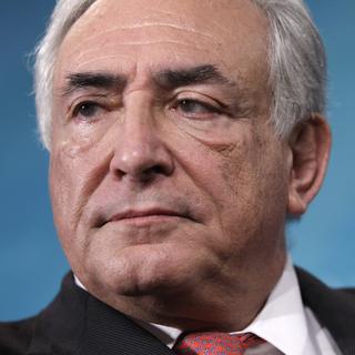 Dominique Strauss-Kahn, directeur du FMI. [Keystone - J.Scott Applewhite]