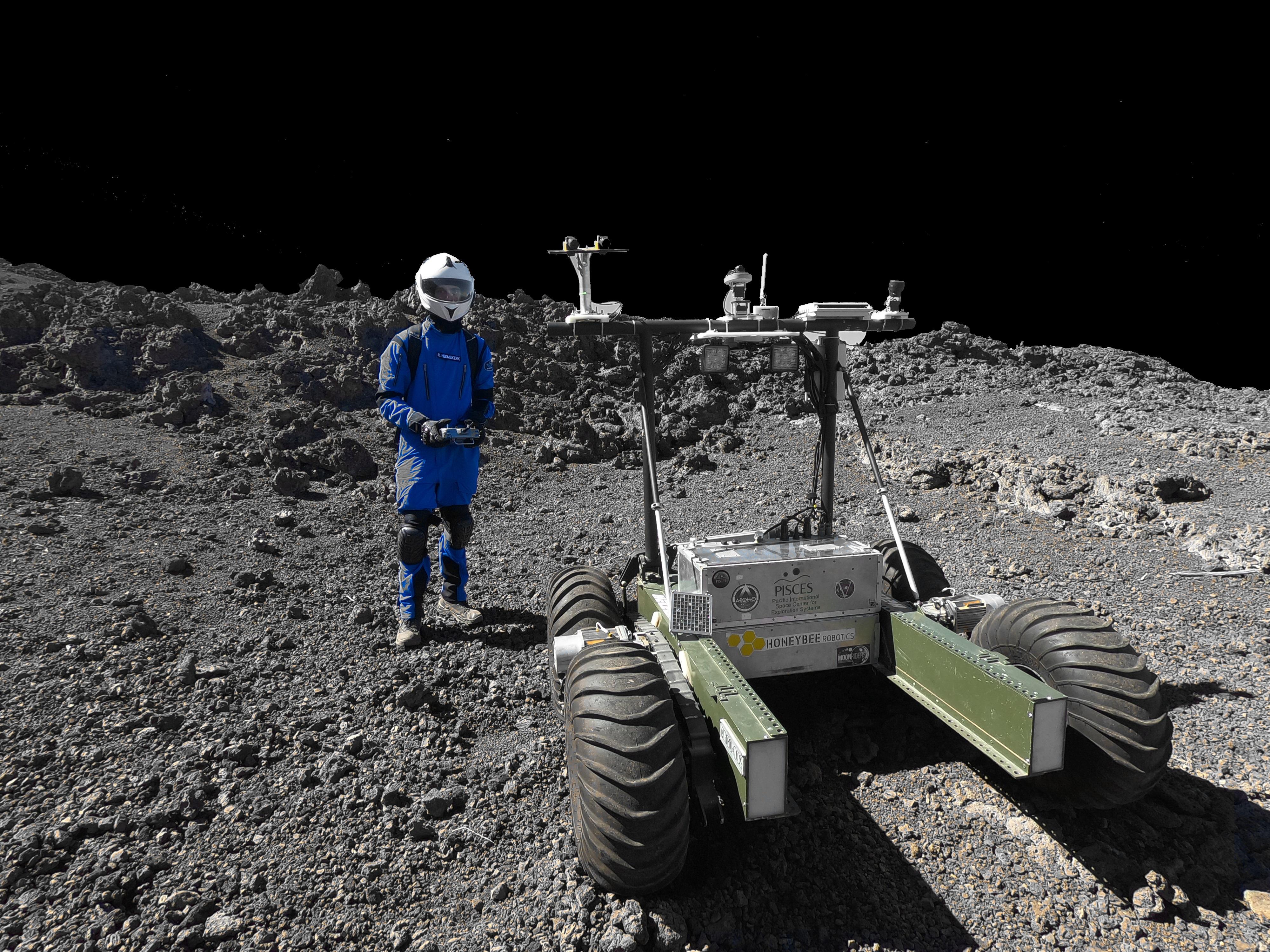 La Moon Gallery sur un rover de l'espace. [Moon Gallery Fondation]