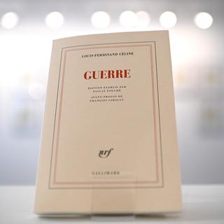 "Guerre", de Céline,  exposé à la galerie de l'éditeur Gallimard juste avant sa sortie le 6 mai 2022.
CHRISTOPHE ARCHAMBAULT
AFP [CHRISTOPHE ARCHAMBAULT]