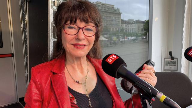 La comédienne et chanteuse Yvette Théraulaz.
RTS