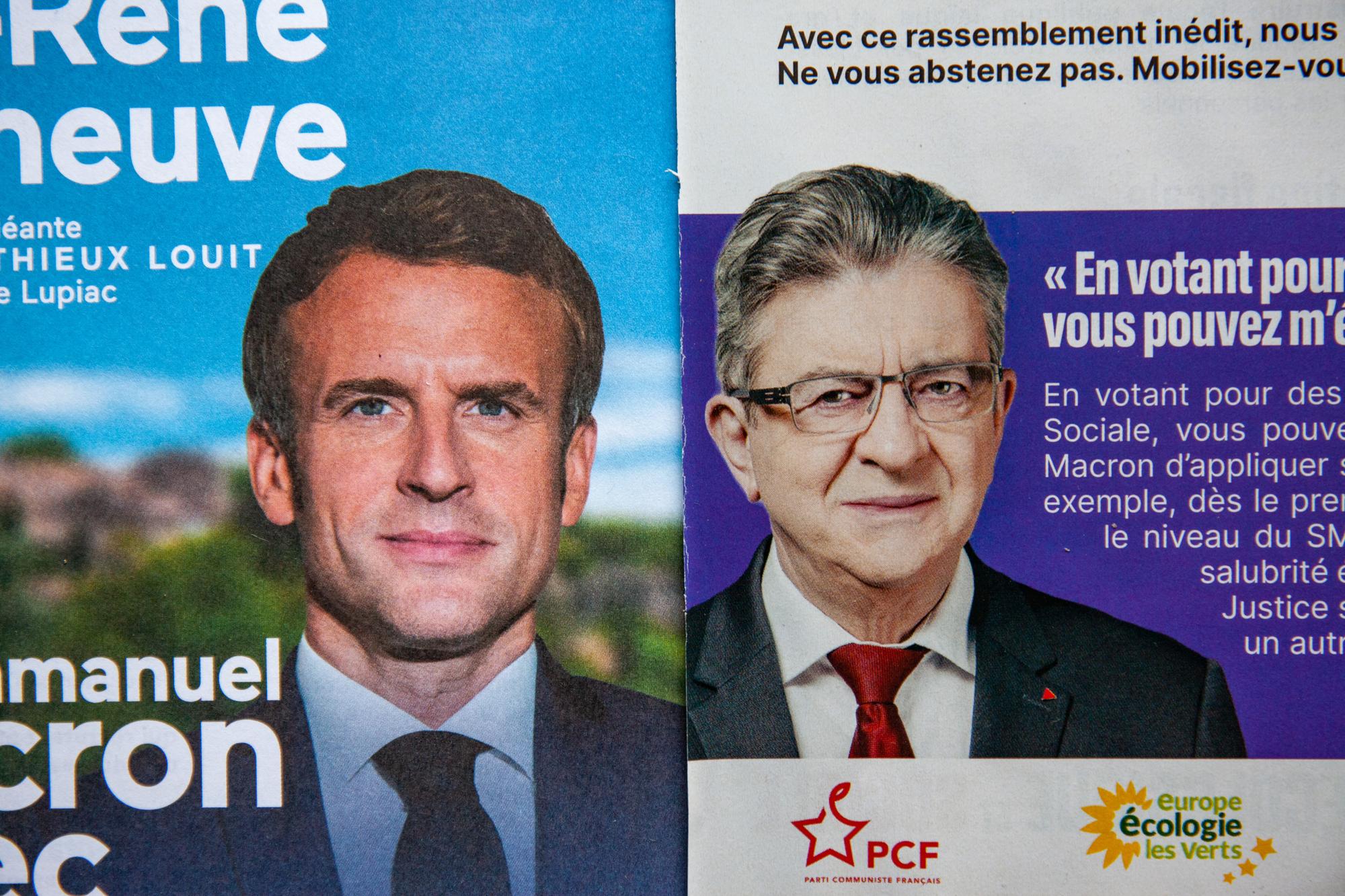 Au final, 21'000 petites voix ont séparé les pro-Macron des pro-Mélenchon. [AFP - Jean-Marc Barrere / Hans Lucas]