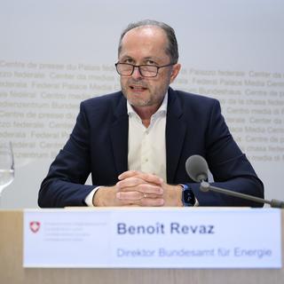Benoît Revaz, directeur de l'Office fédéral de l'énergie (OFEN). [Keystone - Anthony Anex]