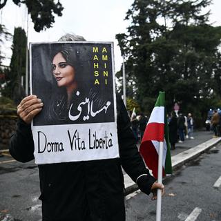 Bilan de trois mois de contestation en Iran après la mort de Mahsa Amini. [EPA - Riccardo Antimiani]