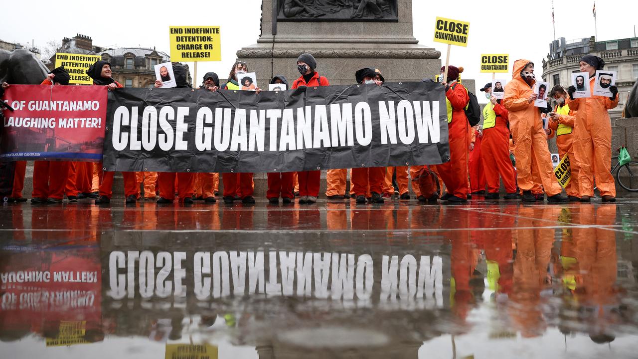 Un rapport d'experts indépendants mandatés par l'Onu vient conforter les manifestants qui appellent à la fermeture du centre de détention de Guantanamo Bay, sur l'île de Cuba. [Henry Nicholls]