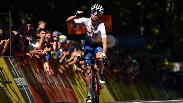 Valentin Ferron a remporté la 6e étape au terme d'une longue échappée. [Marco Bertorello]