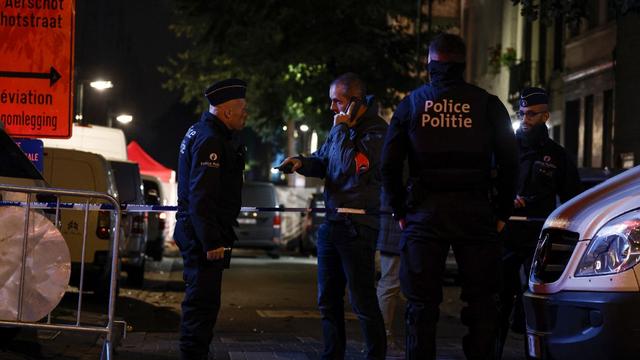 Policier tué à Bruxelles après une attaque au couteau, la justice antiterroriste saisie. [AFP - Kenzo Tribouillard]